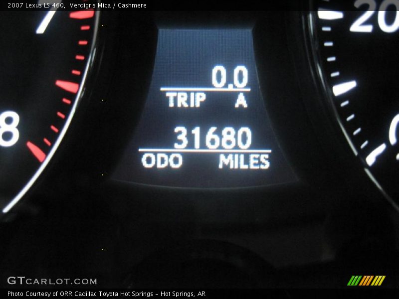 Verdigris Mica / Cashmere 2007 Lexus LS 460