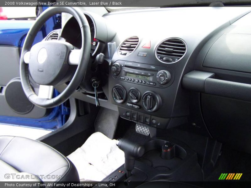 Laser Blue / Black 2008 Volkswagen New Beetle SE Convertible