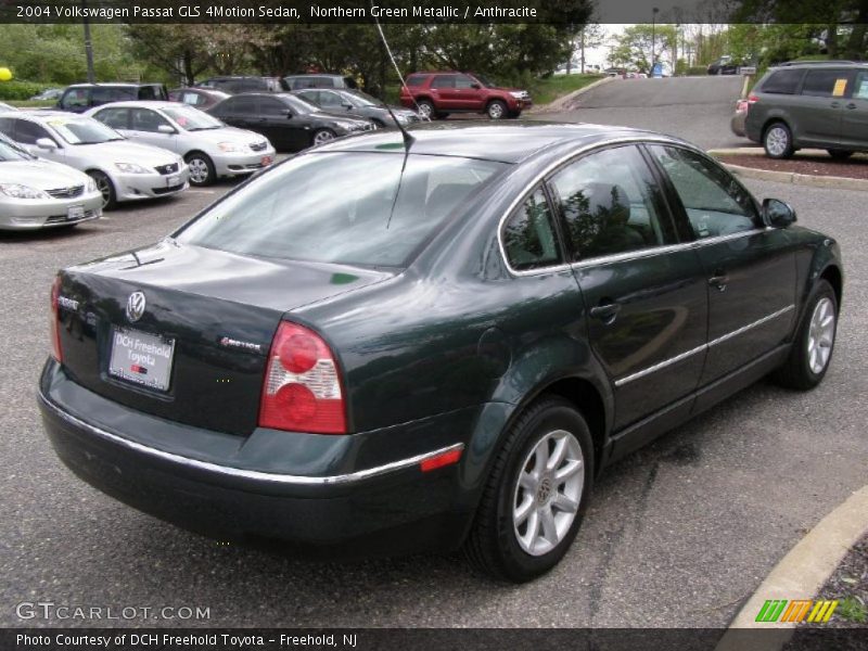 Northern Green Metallic / Anthracite 2004 Volkswagen Passat GLS 4Motion Sedan