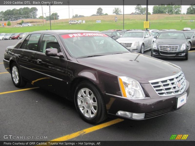 Black Cherry / Ebony 2009 Cadillac DTS