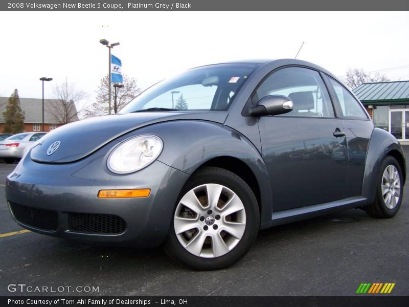 Platinum Grey / Black 2008 Volkswagen New Beetle S Coupe