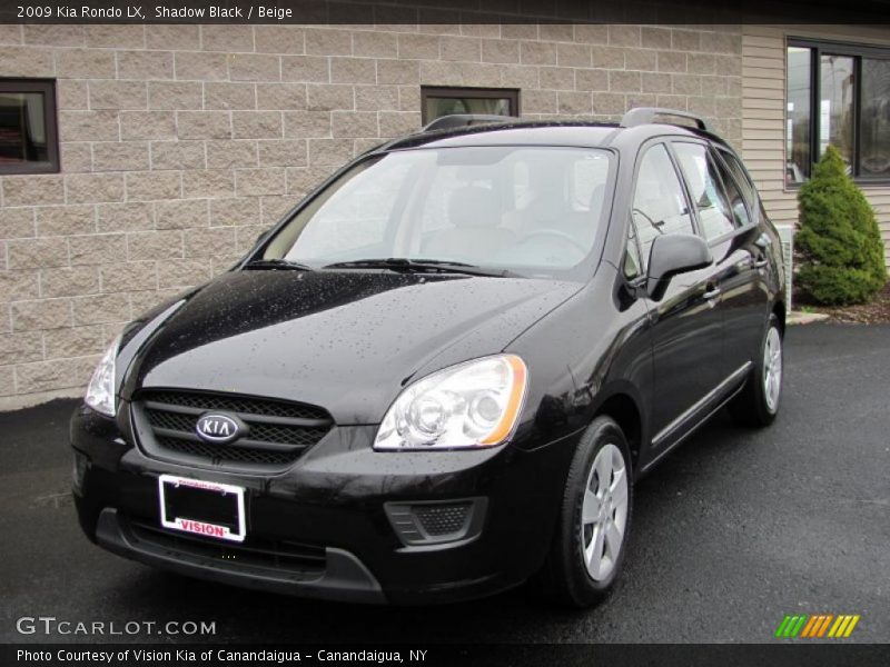 Shadow Black / Beige 2009 Kia Rondo LX