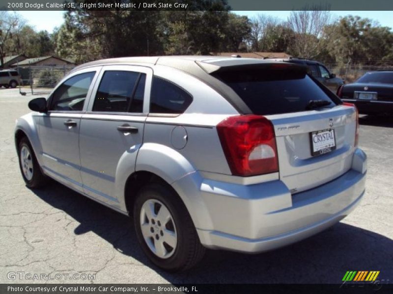Bright Silver Metallic / Dark Slate Gray 2008 Dodge Caliber SE