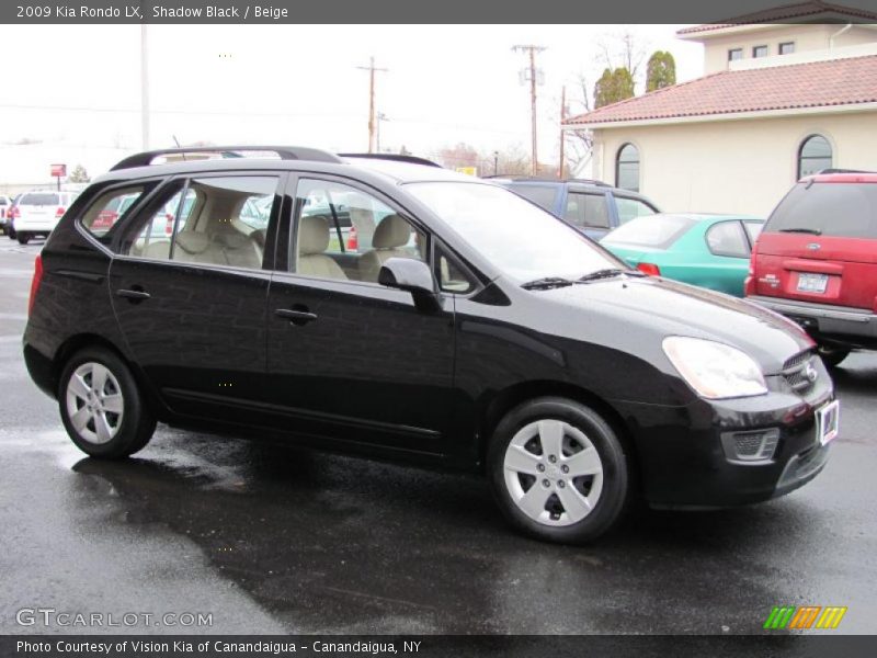 Shadow Black / Beige 2009 Kia Rondo LX