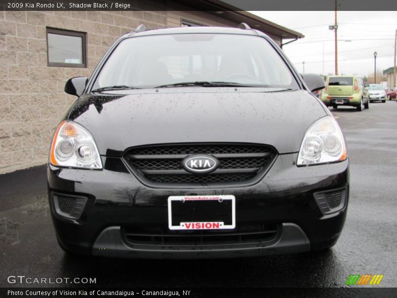 Shadow Black / Beige 2009 Kia Rondo LX