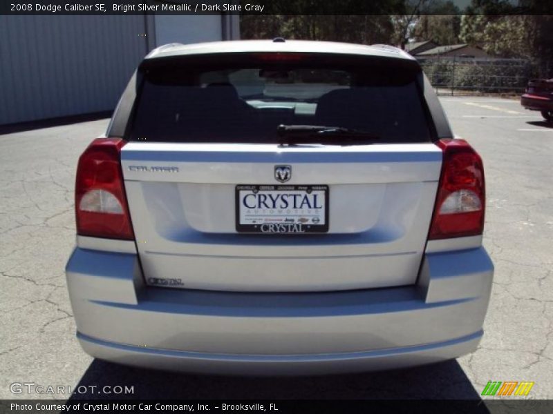 Bright Silver Metallic / Dark Slate Gray 2008 Dodge Caliber SE