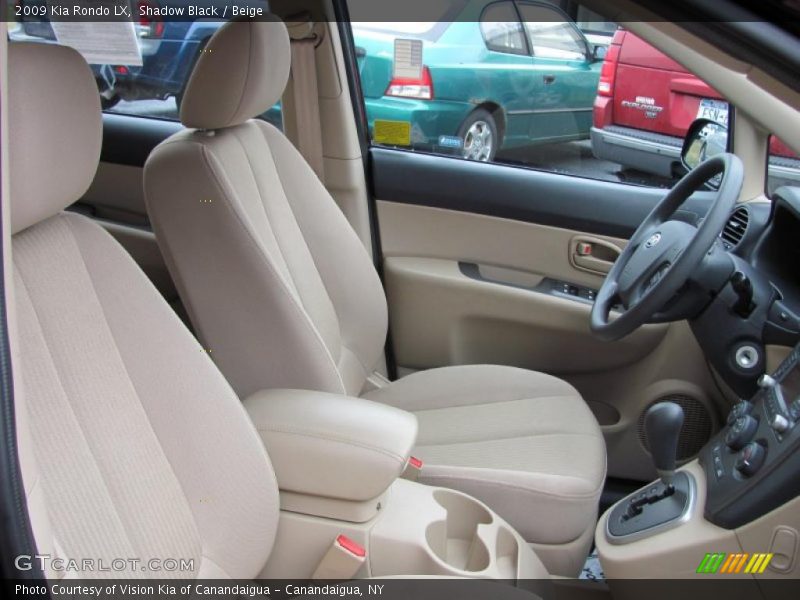 Shadow Black / Beige 2009 Kia Rondo LX