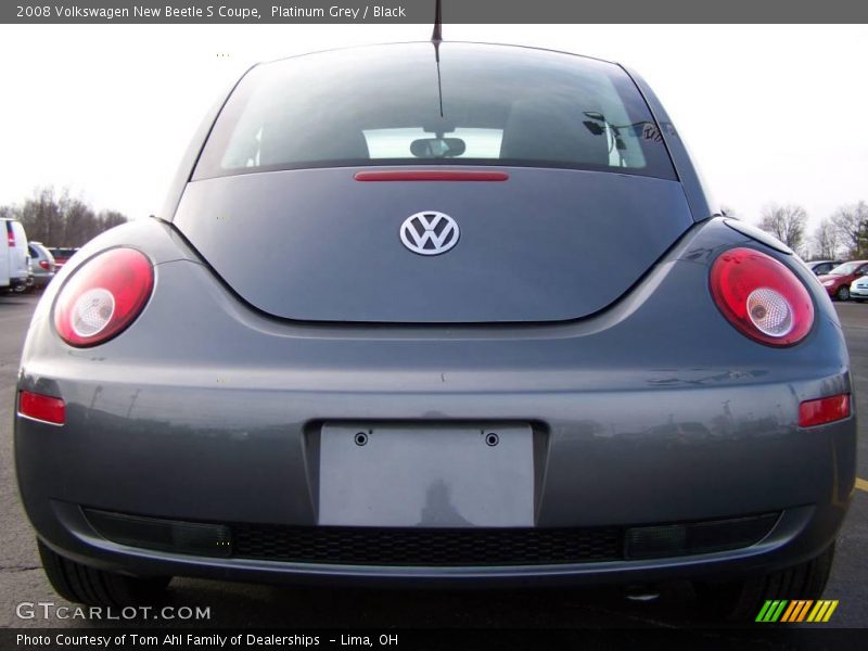 Platinum Grey / Black 2008 Volkswagen New Beetle S Coupe