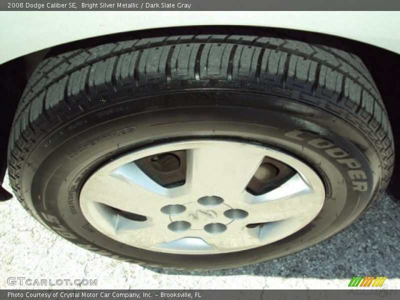 Bright Silver Metallic / Dark Slate Gray 2008 Dodge Caliber SE