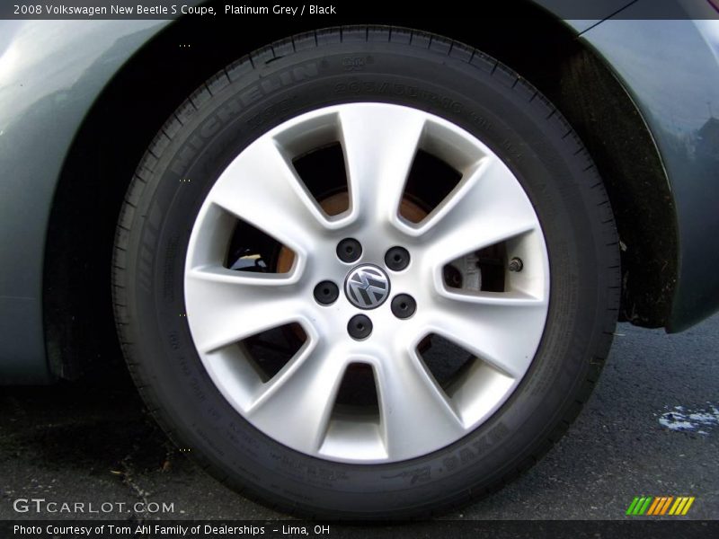 Platinum Grey / Black 2008 Volkswagen New Beetle S Coupe