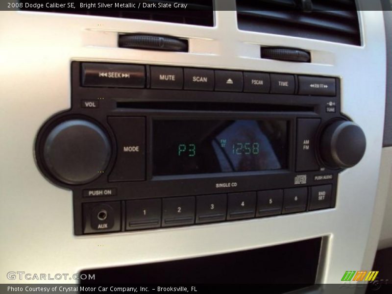 Bright Silver Metallic / Dark Slate Gray 2008 Dodge Caliber SE