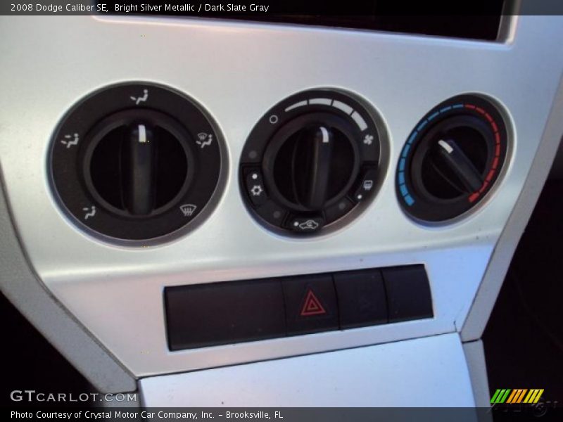 Bright Silver Metallic / Dark Slate Gray 2008 Dodge Caliber SE