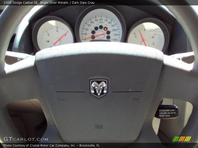 Bright Silver Metallic / Dark Slate Gray 2008 Dodge Caliber SE