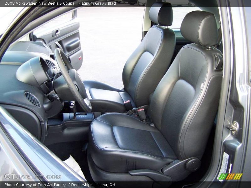 Platinum Grey / Black 2008 Volkswagen New Beetle S Coupe