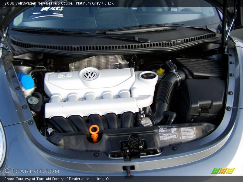 Platinum Grey / Black 2008 Volkswagen New Beetle S Coupe
