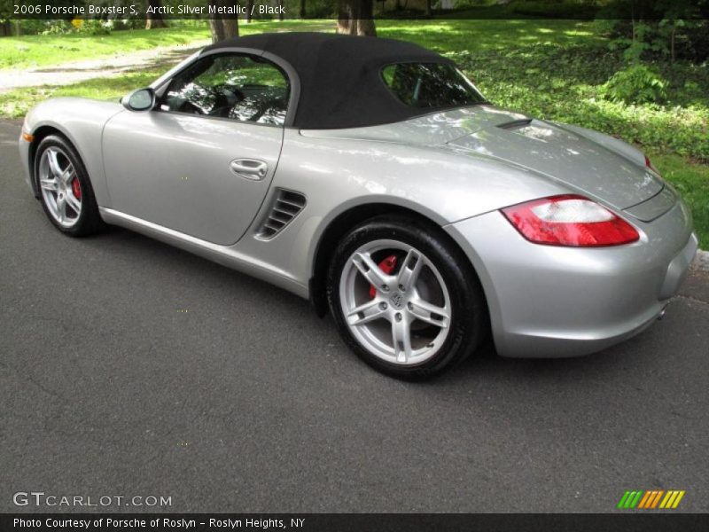 Arctic Silver Metallic / Black 2006 Porsche Boxster S