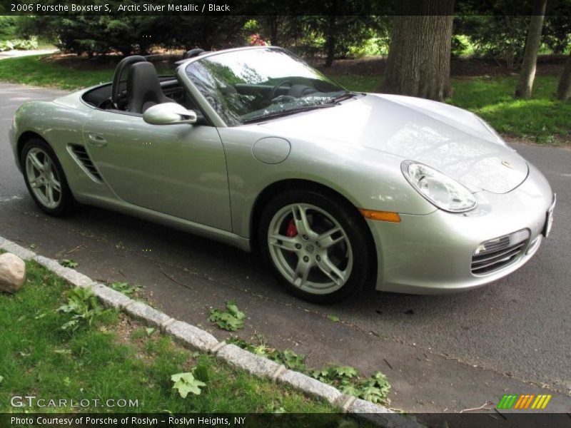 Arctic Silver Metallic / Black 2006 Porsche Boxster S