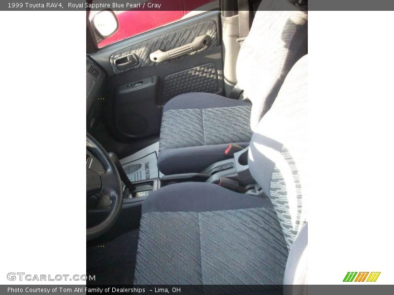 Royal Sapphire Blue Pearl / Gray 1999 Toyota RAV4