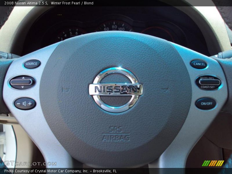 Winter Frost Pearl / Blond 2008 Nissan Altima 2.5 S