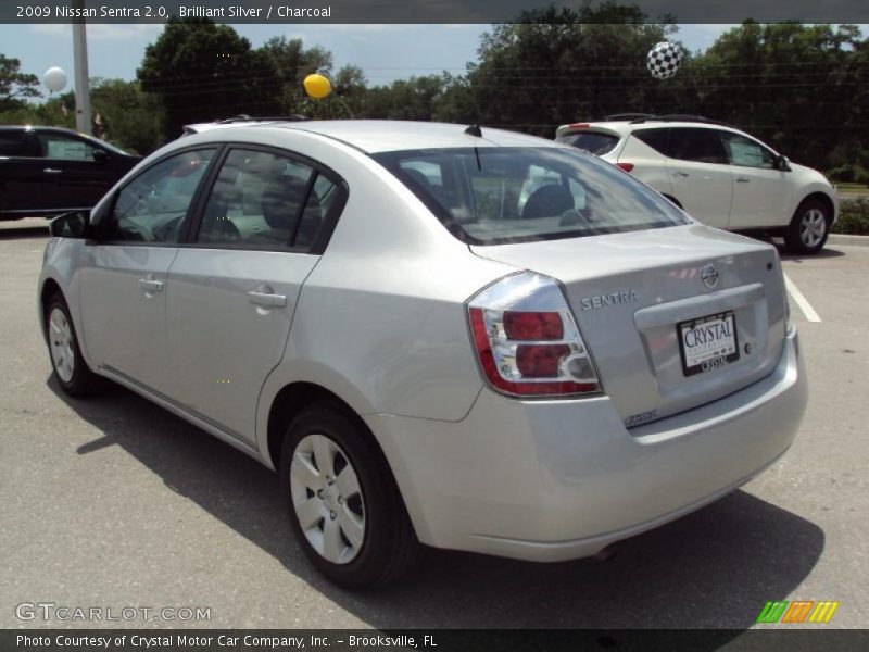 Brilliant Silver / Charcoal 2009 Nissan Sentra 2.0