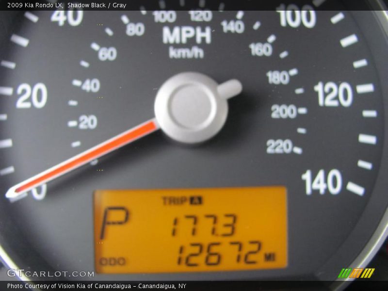 Shadow Black / Gray 2009 Kia Rondo LX