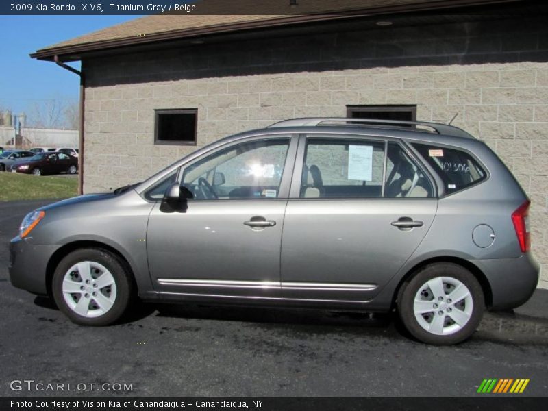 Titanium Gray / Beige 2009 Kia Rondo LX V6