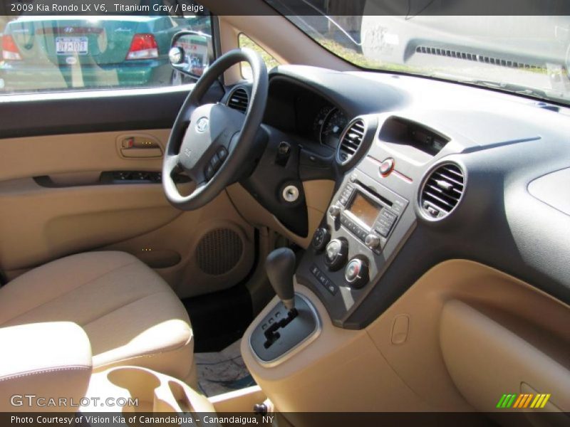 Titanium Gray / Beige 2009 Kia Rondo LX V6