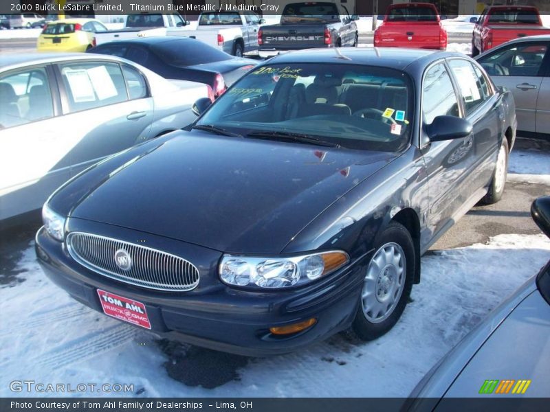 Titanium Blue Metallic / Medium Gray 2000 Buick LeSabre Limited