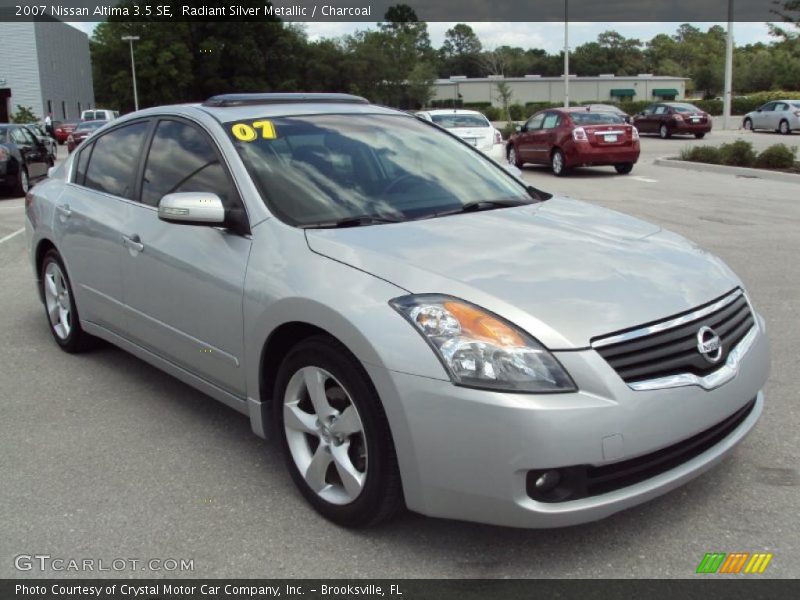 Radiant Silver Metallic / Charcoal 2007 Nissan Altima 3.5 SE