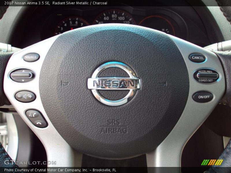 Radiant Silver Metallic / Charcoal 2007 Nissan Altima 3.5 SE