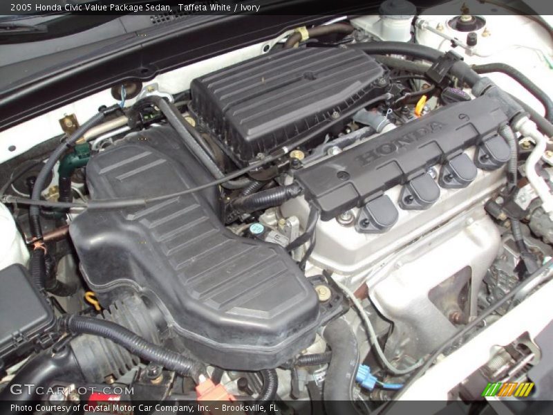 Taffeta White / Ivory 2005 Honda Civic Value Package Sedan