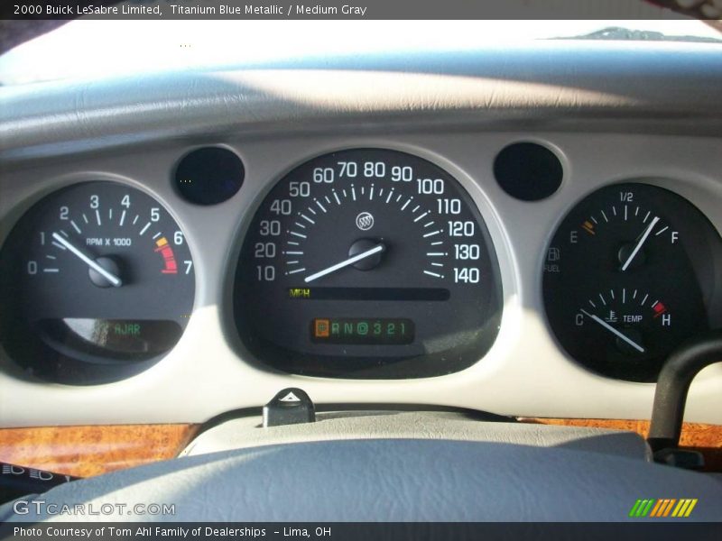 Titanium Blue Metallic / Medium Gray 2000 Buick LeSabre Limited