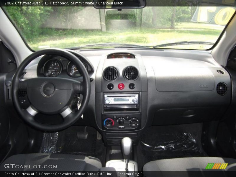 Summit White / Charcoal Black 2007 Chevrolet Aveo 5 LS Hatchback