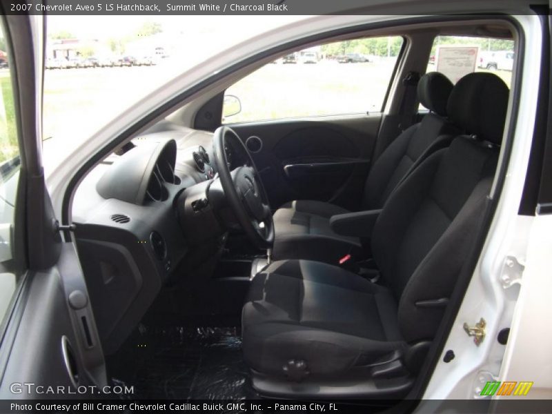 Summit White / Charcoal Black 2007 Chevrolet Aveo 5 LS Hatchback