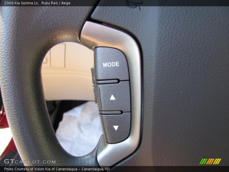 Ruby Red / Beige 2009 Kia Optima LX