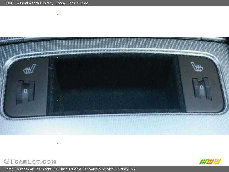 Ebony Black / Beige 2008 Hyundai Azera Limited