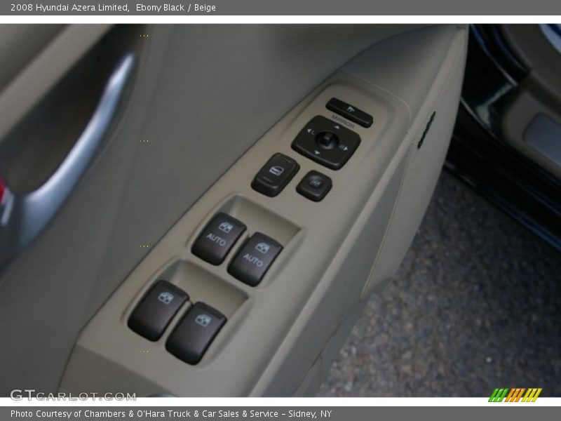 Ebony Black / Beige 2008 Hyundai Azera Limited