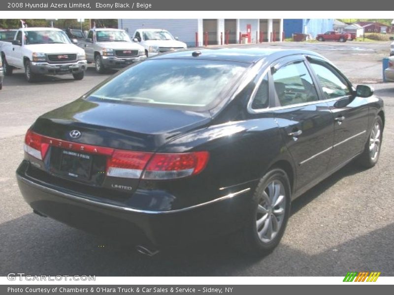 Ebony Black / Beige 2008 Hyundai Azera Limited