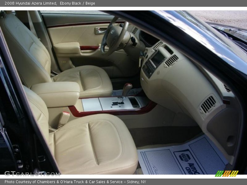 Ebony Black / Beige 2008 Hyundai Azera Limited