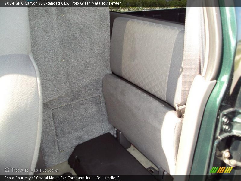 Polo Green Metallic / Pewter 2004 GMC Canyon SL Extended Cab