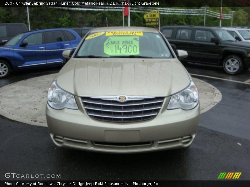 Linen Gold Metallic Pearl / Dark Khaki/Light Graystone 2007 Chrysler Sebring Sedan
