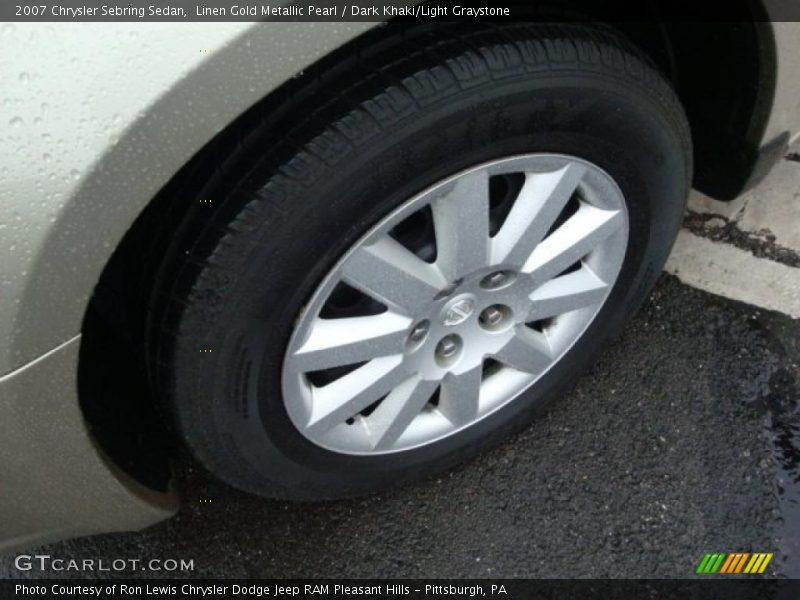 Linen Gold Metallic Pearl / Dark Khaki/Light Graystone 2007 Chrysler Sebring Sedan