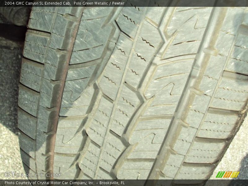 Polo Green Metallic / Pewter 2004 GMC Canyon SL Extended Cab