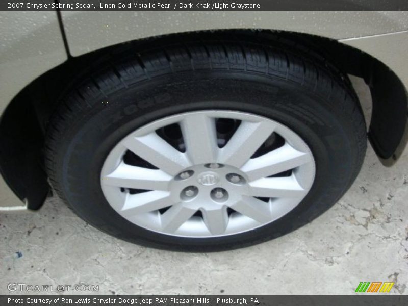 Linen Gold Metallic Pearl / Dark Khaki/Light Graystone 2007 Chrysler Sebring Sedan