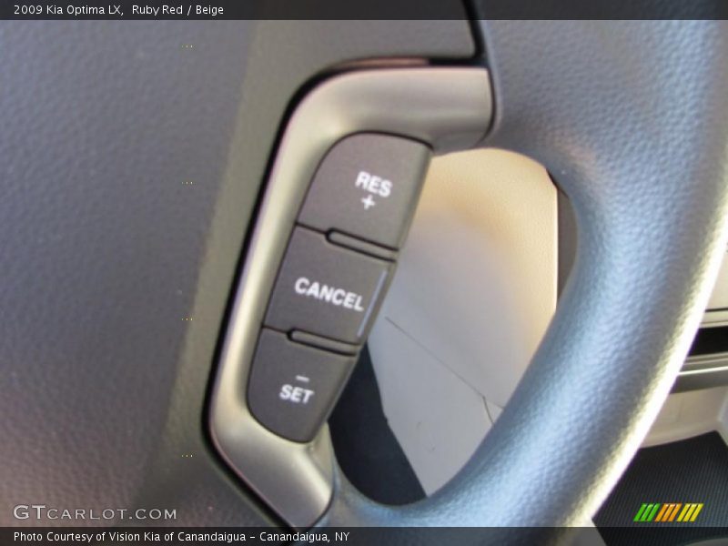 Ruby Red / Beige 2009 Kia Optima LX