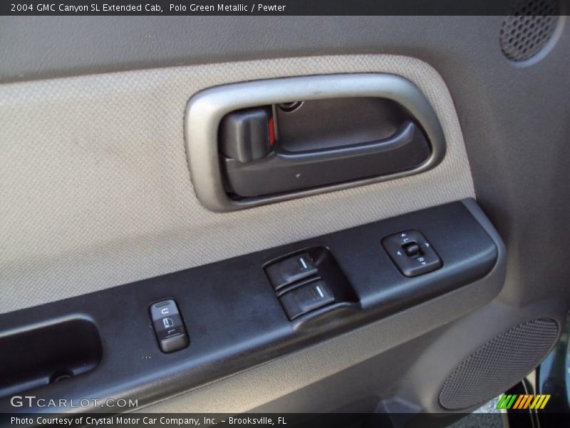Polo Green Metallic / Pewter 2004 GMC Canyon SL Extended Cab