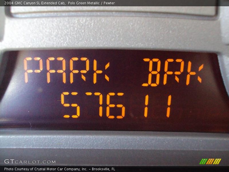 Polo Green Metallic / Pewter 2004 GMC Canyon SL Extended Cab