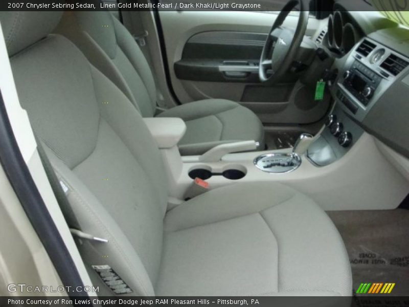 Linen Gold Metallic Pearl / Dark Khaki/Light Graystone 2007 Chrysler Sebring Sedan