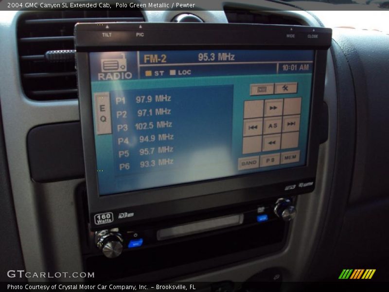 Polo Green Metallic / Pewter 2004 GMC Canyon SL Extended Cab