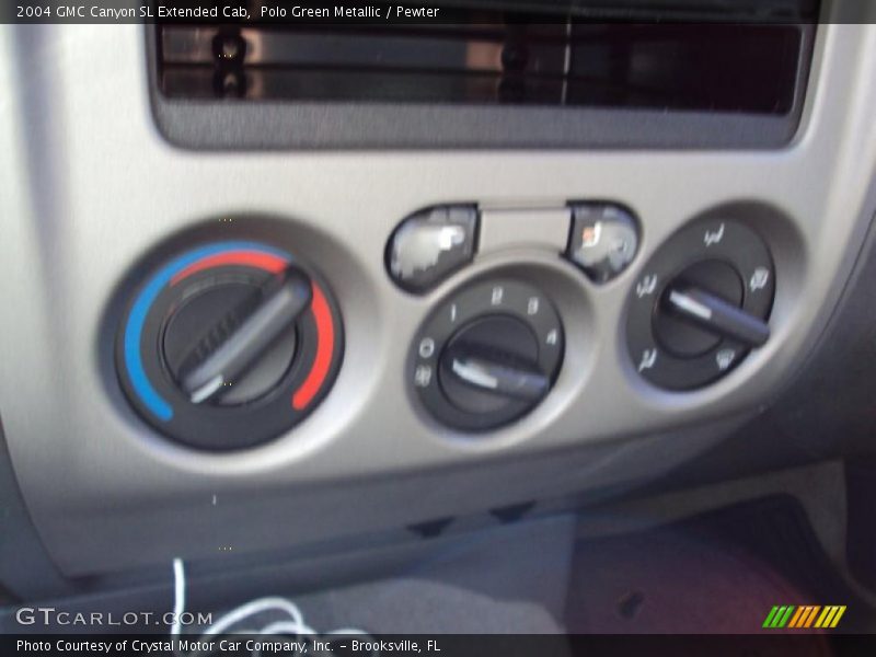 Polo Green Metallic / Pewter 2004 GMC Canyon SL Extended Cab
